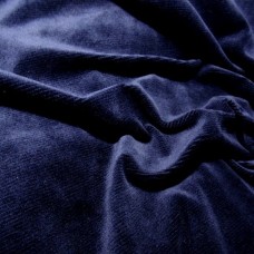 Ткань Вельвет стрейч (синий)